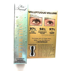 Too Faced Better Than Sex WATERPROOF Mascara - Travel Size - .17 Ounces