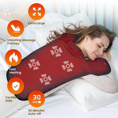 Snailax Large Heating Pad - 20" x 37" for Back Pain & Muscle Cramps Relief