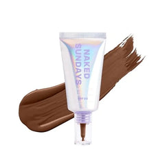 Naked Sundays BeautyScreen SPF 50 Mineral Peptide Foundation Tint, 2-in-1 Skin Tint & Mineral Sunscreen | Radiant, Buildable Coverage, Acne-Safe, Infused with Peptides