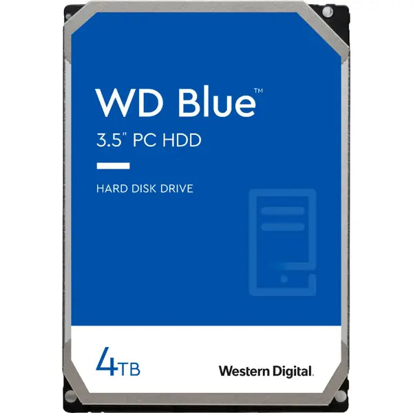 Western Digital 5400 SATA III 3.5" 4TB Internal Hard Drive For PC (WD40EZAX-SPC8UB0) - Blue
