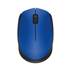 Logitech M171  Wireless Mouse Optical Ambidextrous Blue  (910-004640)