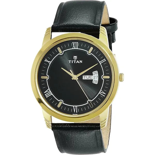 Titan Karishma Analog Black Dial Men's Watch - 1774YL01