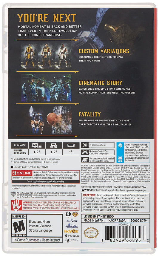 Mortal Kombat 11 (Nintendo Switch)