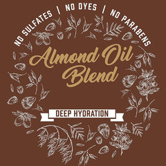 Aveeno Intense Hydration Almond Oil Blend Hydrating Hair Mask Treatment with Avocado Oil and Oat to Repair Dry Damaged Hair, Safe for Color-Treated Hair, Sulfate, Paraben and Dye-Free, 8 Fl Oz