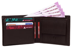WildHorn Men Brown Genuine Leather Wallet Gift Set Combo