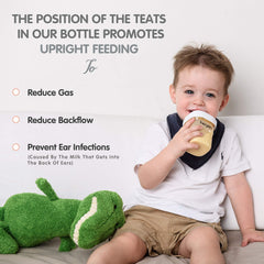 Hegen PCTO™ 330ml/11oz Feeding Bottle PPSU with Fast Flow Teat, 6 Months +