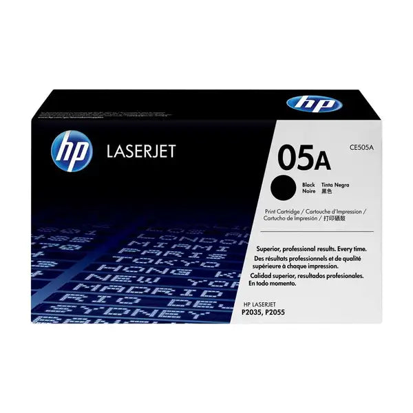 HP 05A Original LaserJet Toner Cartridge (CE505A) - Black