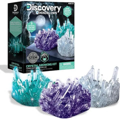 Discovery 12 Piece Lab Crystal Growing Kit, Grow Colored Crystals, Includes Mold Shapes and Magnifying Glass, Fun Chemistry and Geology Educational Science STEM Set