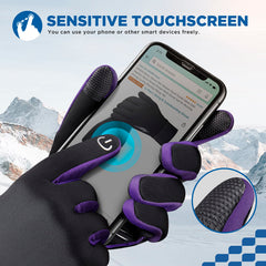 SIMARI Winter Gloves Men Women Touch Screen Glove Cold Weather Warm Gloves Freezer Work Gloves Suit for Running Driving Cycling Working Hiking 102 - Majesty