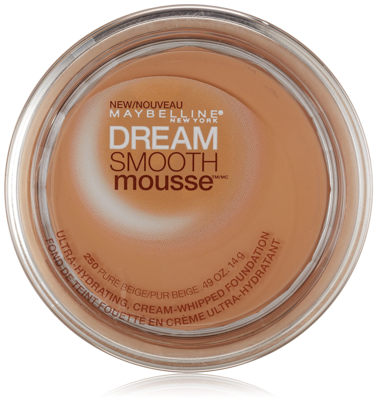 Maybelline New York Dream Smooth Mousse Foundation, Pure Beige, 0.49 Ounce