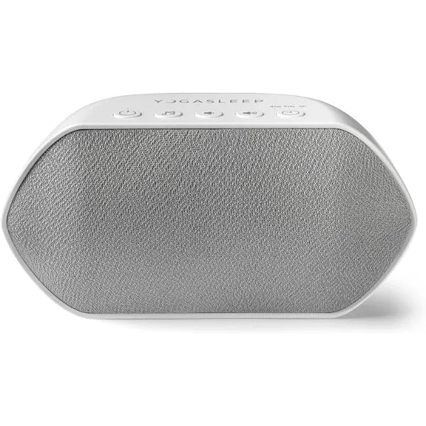 Yogasleep Soundcenter Portable White Noise Machine, 6 Soothing Sounds, 25 Volume Settings, Includes Timer, Sleep Therapy for Adults & Kids, Noise Cancelling for Office Privacy & Meditation