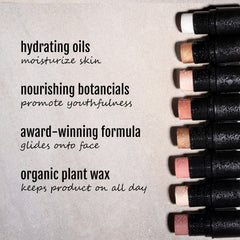 Best Organic 100% Natural Vegan Gluten-Free Cream Blush Stick Cheek Tint, Made in USA by BaeBlu, Blush