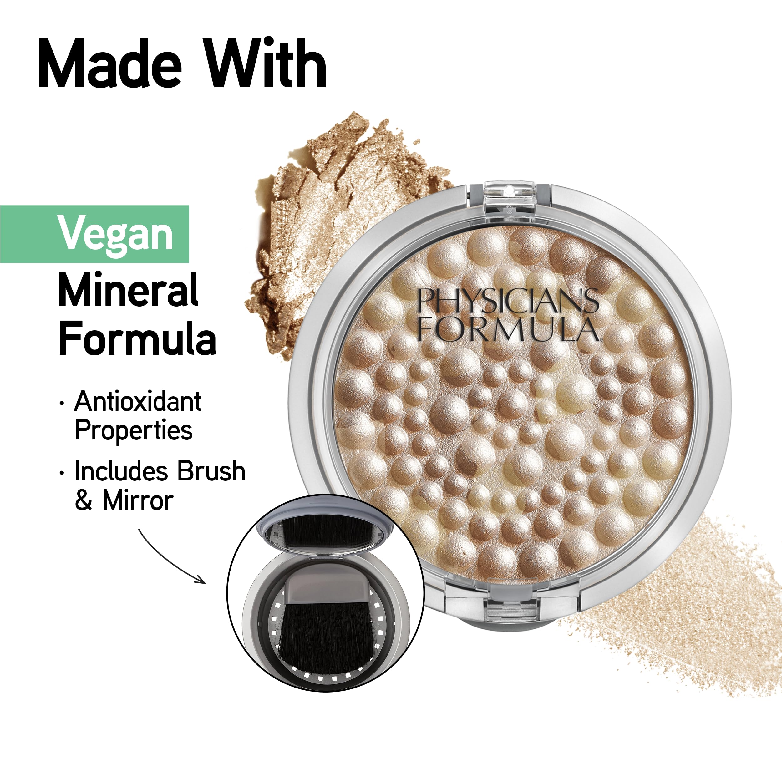 Physicians Formula Powder Palette Mineral Glow Pearls, Light Bronze, 0.28 oz.