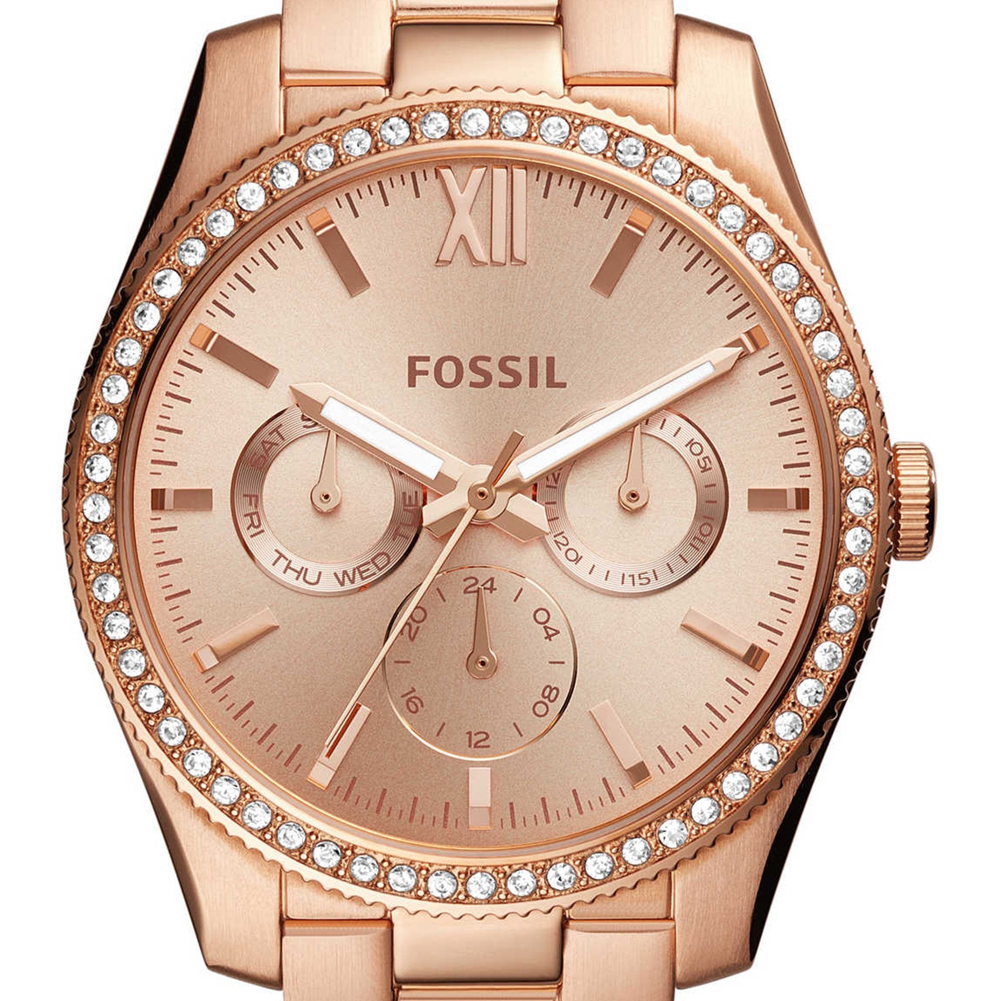 Fossil Women's Analogue Quartz Watch with Stainless Steel Strap ES4315