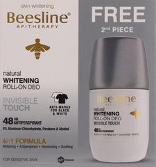 Beesline Invisible Touch Fragrance Whitening Roll-On Deodorant 50 ml 1+1 Free