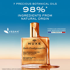 Nuxe - Huile Prodigieuse Golden Shimmer Face and Body Oil 50 ml (Pack of 1) bronze