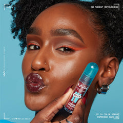 NYX Professional Makeup Lip IV Hydrating Gloss Stain, Lip Gloss, Up to 12HR Hydration, High Pigment, Wet Shine Finish, Water 'Bout Wine?