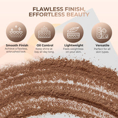 BULK REFILL FOUNDATION (EBONY) Mineral Makeup Powder Matte Bare Skin Sheer SPF 15 Cover (12 Grams)