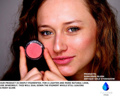 Pure Zivaª Radiant Orchid Purple Lavender Violet Princess Pink Vegan Blush Pressed Cheek Color Powder, Talc & Paraben Free, No Animal Testing & Cruelty Free