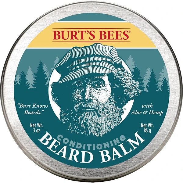 Burt's Bees Conditioning Beard Balm with Aloe & Hemp, For Men, 3 Ounces