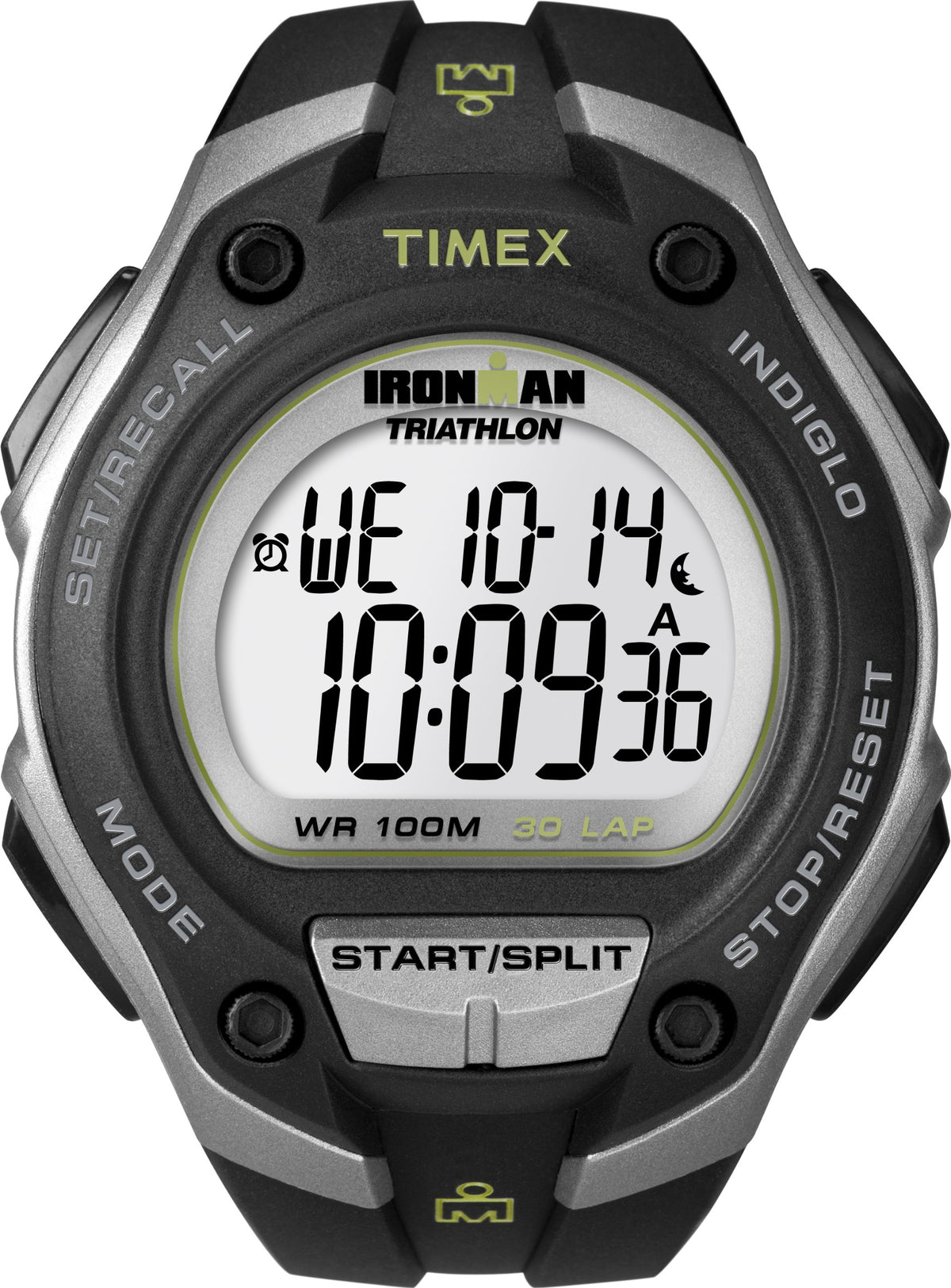 Timex Ironman Classic 30 Oversized 43mm Watch - Black/Silver-Tone