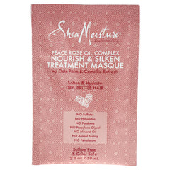 Shea Moisture Peace Rose Oil Complex Nourish and Silken Treatment Masque for Unisex - 2 oz
