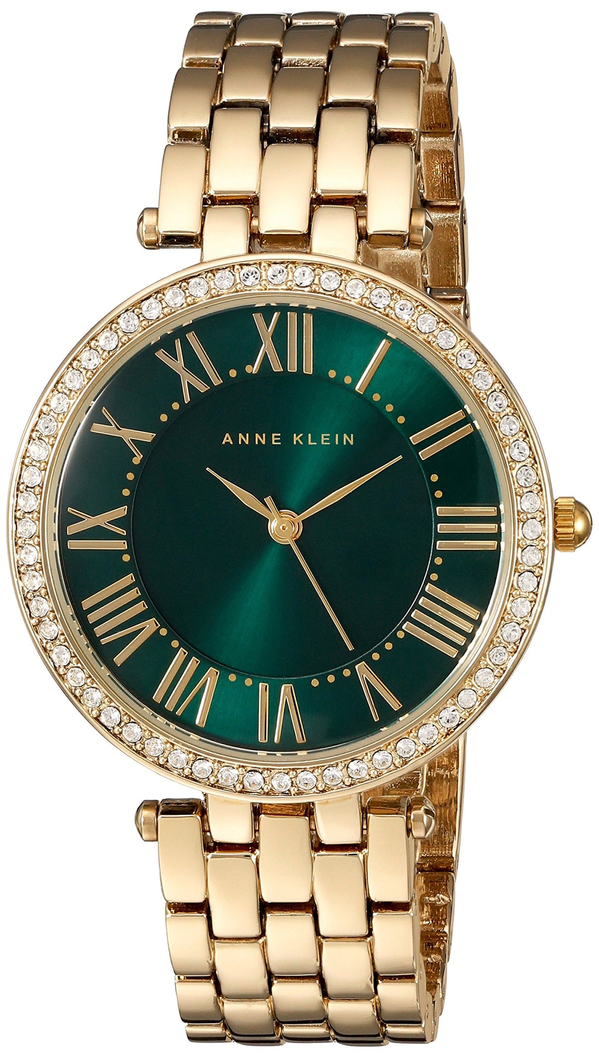 Anne Klein Women's Analog Japanese Quartz Watch With Alloy Strap Ak/2230Gngb