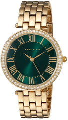 Anne Klein Women's Analog Japanese Quartz Watch With Alloy Strap Ak/2230Gngb