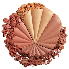 (02bronzeburst) - Milani Colour Harmony Blush Palette - Bronze Burst (10ml) Vegan, Cruelty-Free Powder Blush Compact - Shape, Contour & Highlight Face with 4 Matte Shades