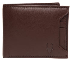 WildHorn Men WH1253 Travel Accessory- Bi-Fold Wallet - Brown-WH1253
