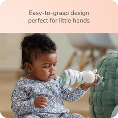 NUK Besties Pacifier Holder with Stuffed Animal and Silicone Pacifier Included, Giraffe
