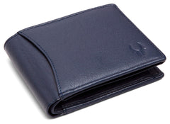 WildHorn Men Leather Wallet for Men Men's Wallet - NAVY