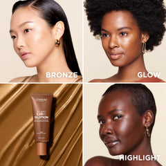L’Oréal Paris L'Oreal Makeup True Match Lumi Glotion Natural Glow Enhancer Highlighting Lotion, 1 Count, Deep