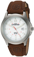 Timex Men's Expedition Metal Field Watch, Quartz Movement - Brown/White