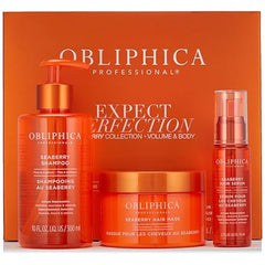 Obliphica Expect Perfection Volume & Body Seaberry Collection Set Elevate Your Haircare Experience with Luxurious Volumizing and Bodifying Formulas for Beautifully Enhanced Hair