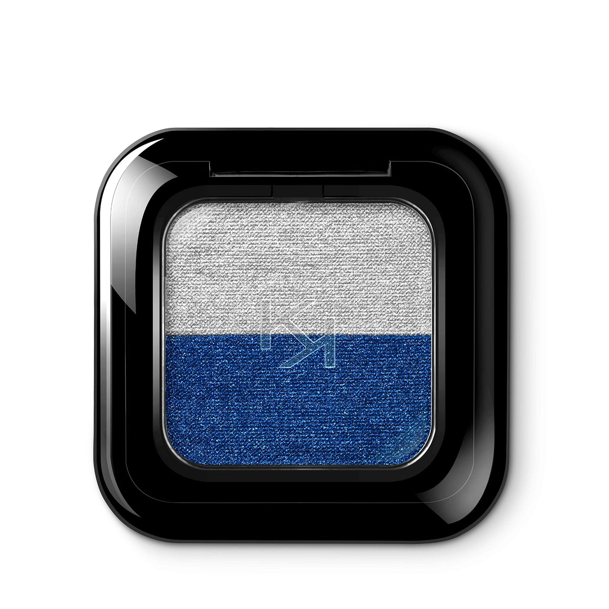 KIKO MILANO Bright Duo Eyeshadow, 17 Silver/Electric Blue