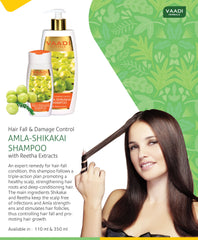 Vaadi Herbals Amla Shampoo With Shikakai And Reetha, 110 ml