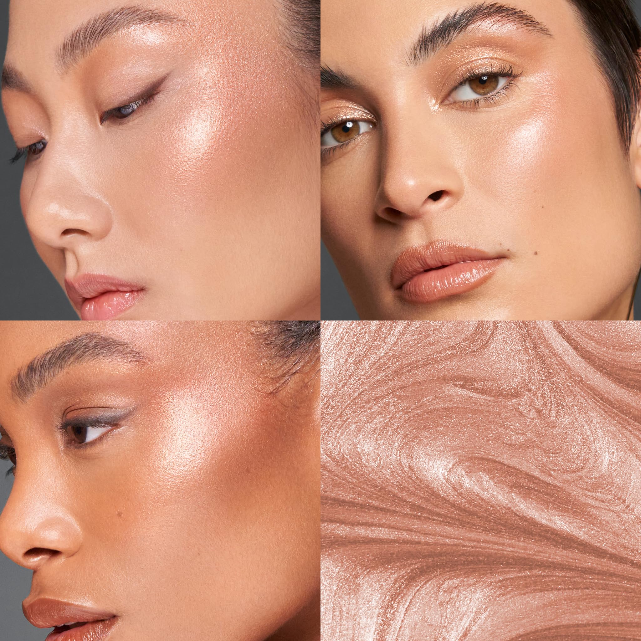 COVER FX Custom Enhancer Drops Liquid Highlighter, Versatile Illuminator, Blend with Foundation and Makeup, Rose Gold, 0.5 Fl Oz