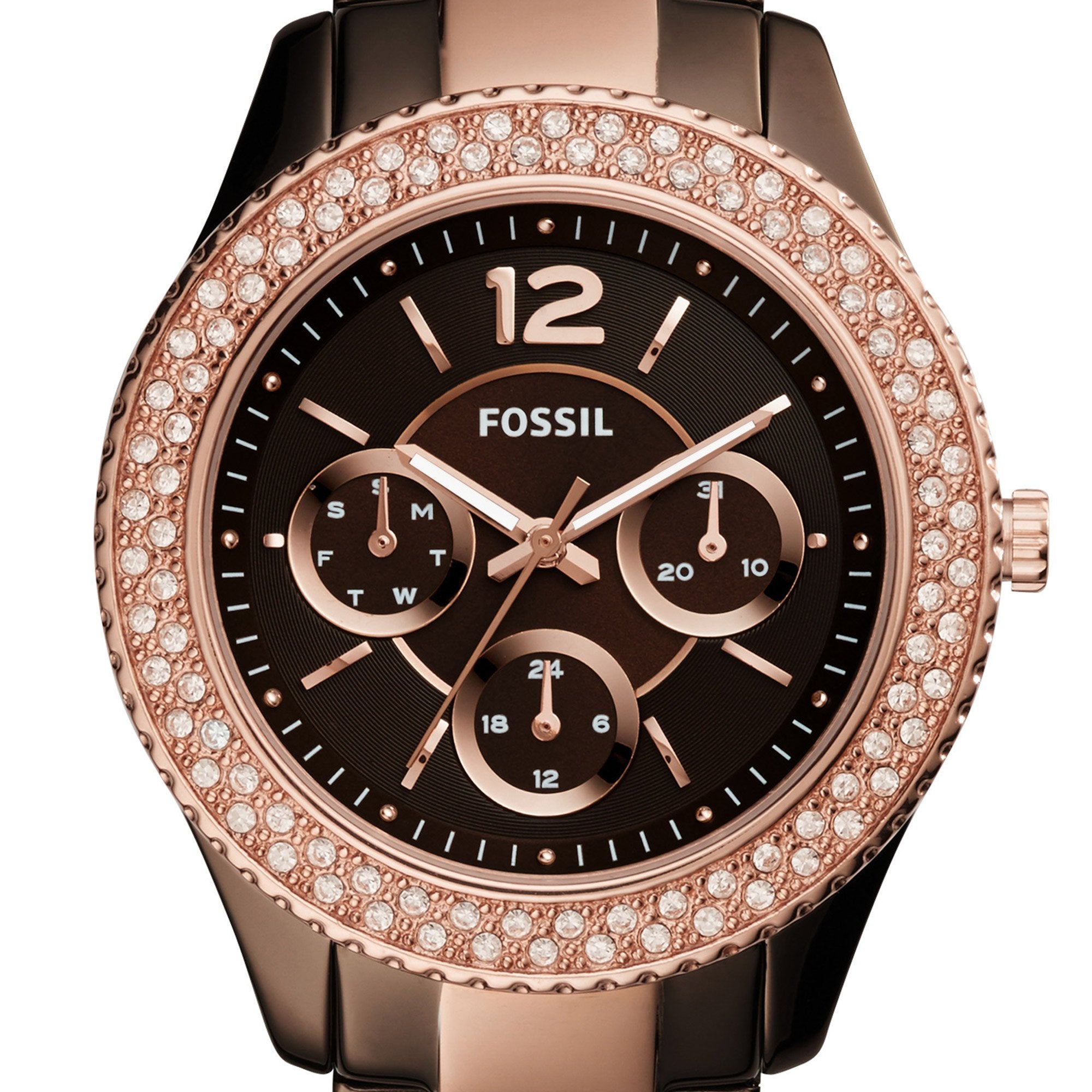 Fossil Women's Analog Quartz Watch with Stainless Steel Strap ES4079