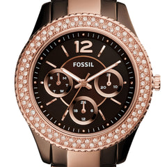 Fossil Women's Analog Quartz Watch with Stainless Steel Strap ES4079