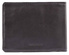 Big Skinny Men's Slimline Leather Bi-Fold Slim Wallet, Holds Up to 25 Cards - ‎Black