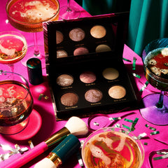 LAURA GELLER NEW YORK Full Face Cheek to Chic Tropical Glow Face Palette 2 Blushes, 2 Highlighters & 2 Bronzers, Includes 6 Full-Sized Shades