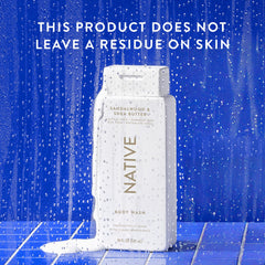 Native Body Wash Contains Naturally Derived Ingredients | For Women & Men, Sulfate, Paraben, & Dye Free Leaving Skin Soft and Hydrating | Sandalwood & Shea Butter 18 oz - 2 Pk