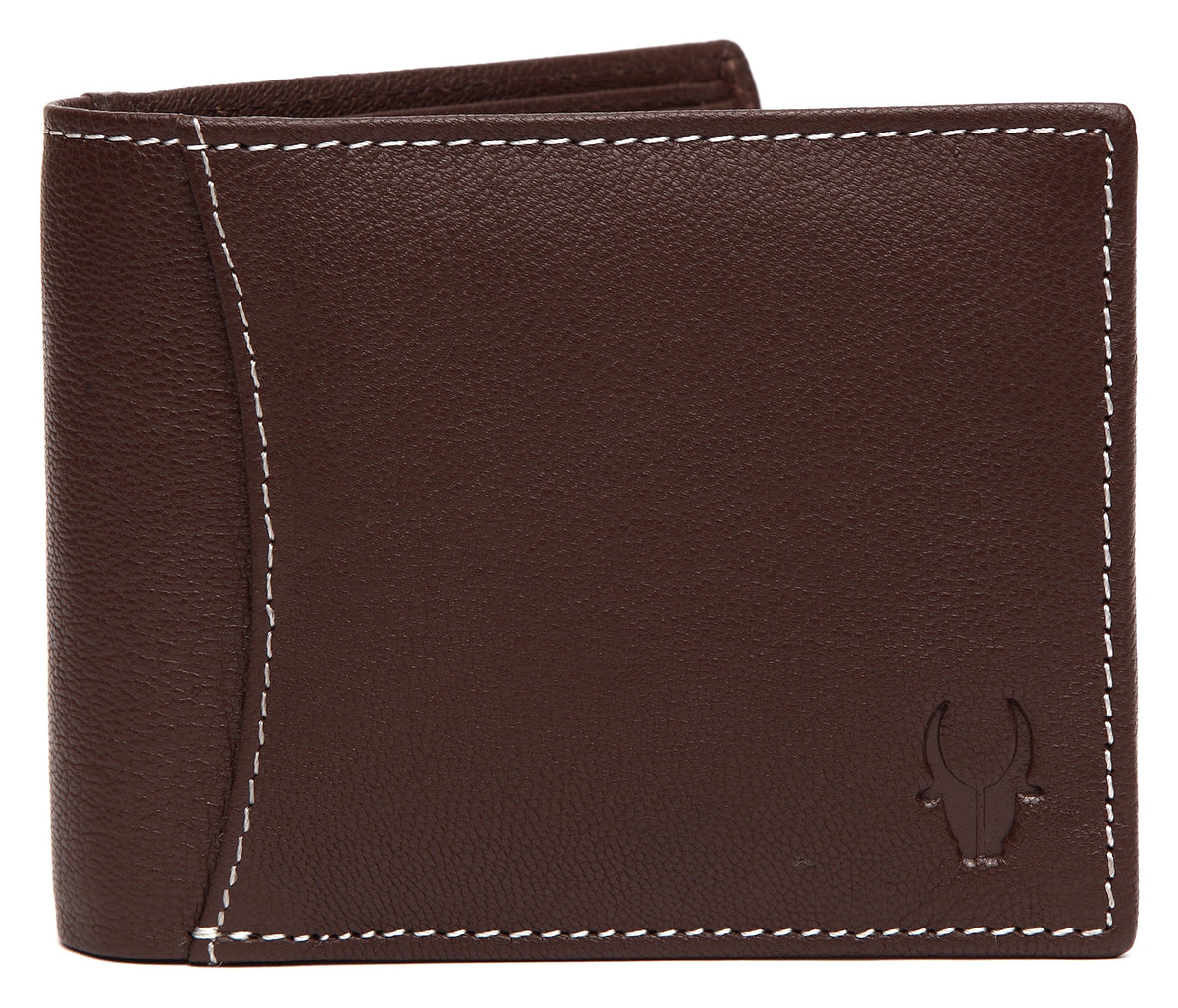 WildHorn Men WH1253 Travel Accessory- Bi-Fold Wallet - Brown-WH1356