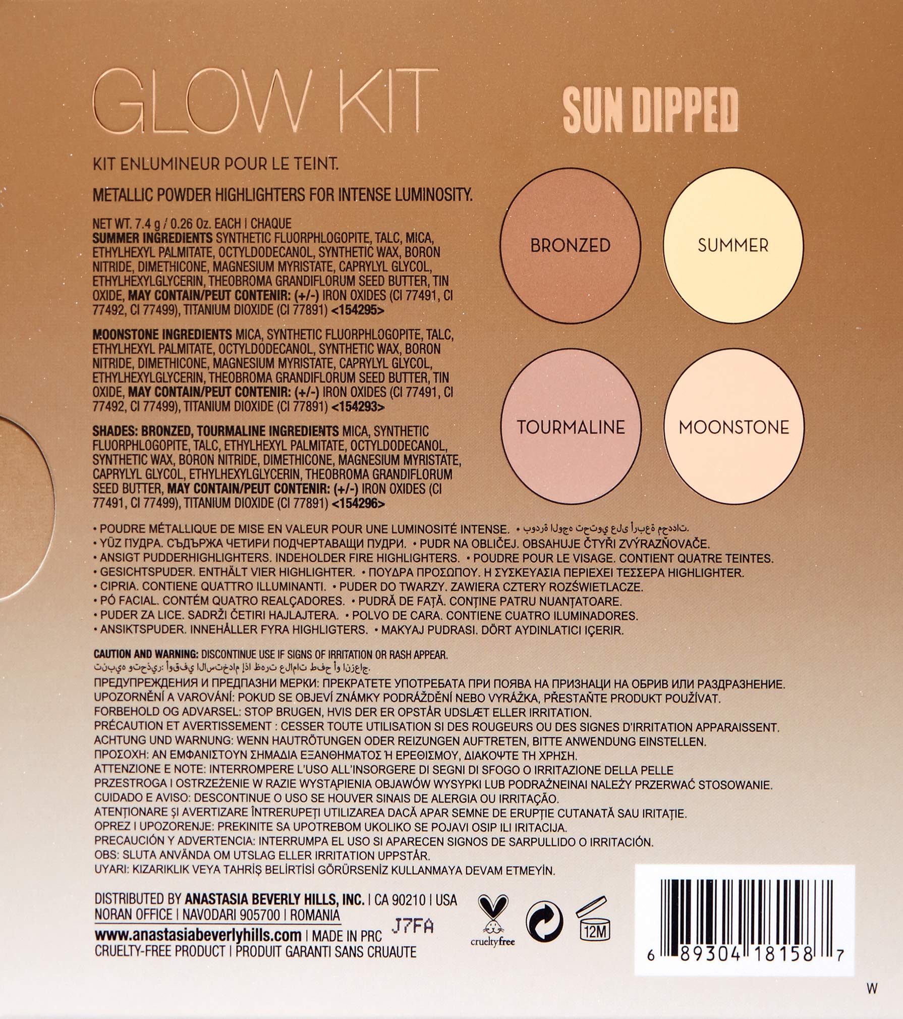 Anastasia Beverly Hills Glow Kit, Sun Dipped