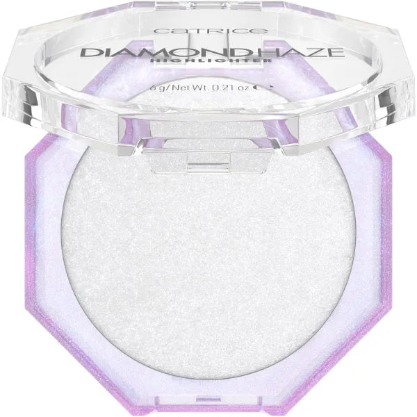 Catrice Diamond Haze Highlighter - Stunning 3D Shimmer Effect for Face & Body - 010 Gimme Glitter