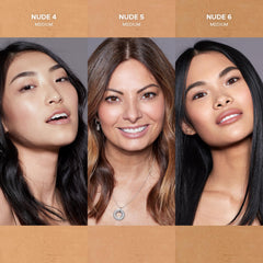 Nudestix Nudies Tinted Blur Foundation Stick, Matte Cream Powder Multitask Makeup to Tint, Blur, Blot Skin and Sculpt Face, Lightweight, Natural Matte Finish, Shade: Medium 5, 0.2 fl oz (6.2 g)