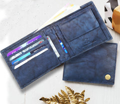 WildHorn Brown Men's Wallet - Blue Antique
