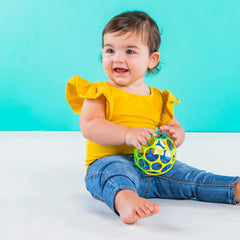 Bright Starts Oball Classic™ Easy-Grasp Toy - Blue/Green, Piece of 1