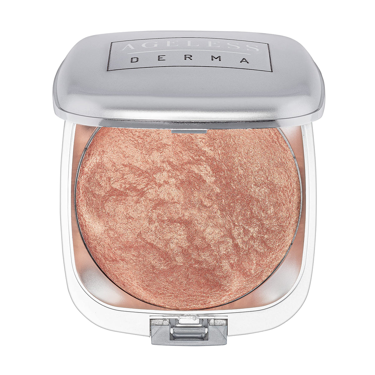 Baked Mineral Makeup Healthy Blush with Botanical Extracts (Apricot Swirl) Made in USA. Highlighter Makeup